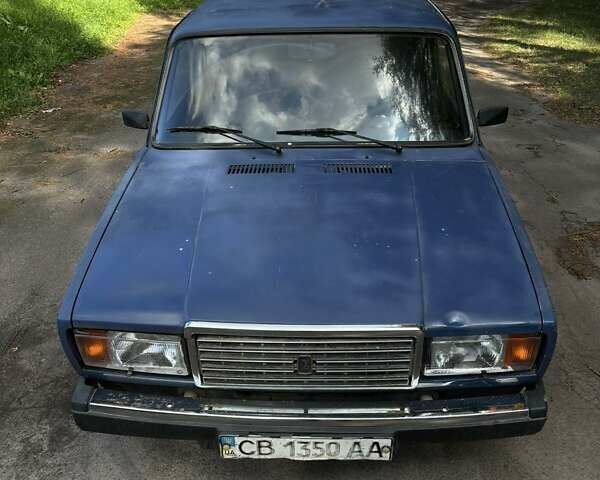 Синій ВАЗ 2107, об'ємом двигуна 1.5 л та пробігом 93 тис. км за 900 $, фото 1 на Automoto.ua