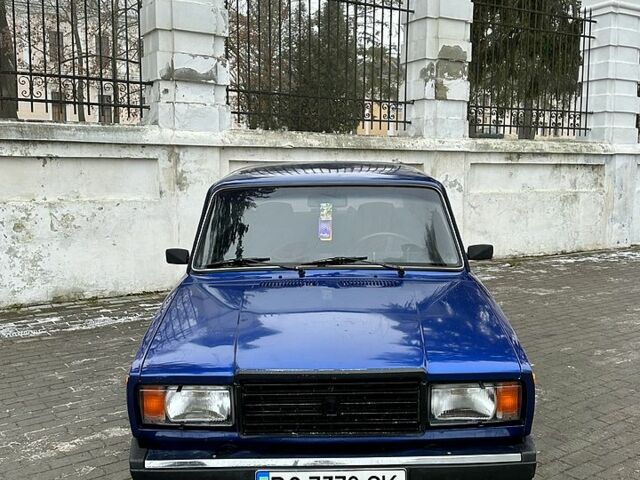 Синий ВАЗ 2107, объемом двигателя 1.5 л и пробегом 85 тыс. км за 1500 $, фото 1 на Automoto.ua