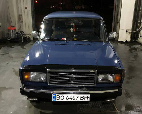 Синий ВАЗ 2107, объемом двигателя 1.6 л и пробегом 170 тыс. км за 850 $, фото 1 на Automoto.ua