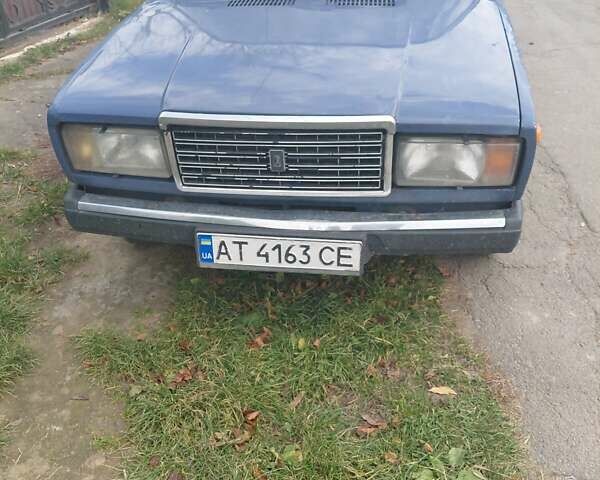 Синий ВАЗ 2107, объемом двигателя 1.45 л и пробегом 600 тыс. км за 1250 $, фото 1 на Automoto.ua