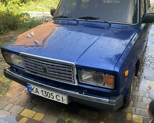 Синий ВАЗ 2107, объемом двигателя 1.45 л и пробегом 100 тыс. км за 1500 $, фото 1 на Automoto.ua