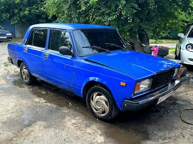 Синій ВАЗ 2107, об'ємом двигуна 1.5 л та пробігом 200 тис. км за 650 $, фото 1 на Automoto.ua