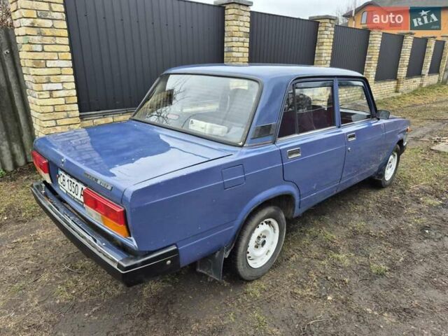 Синий ВАЗ 2107, объемом двигателя 1.5 л и пробегом 100 тыс. км за 950 $, фото 1 на Automoto.ua