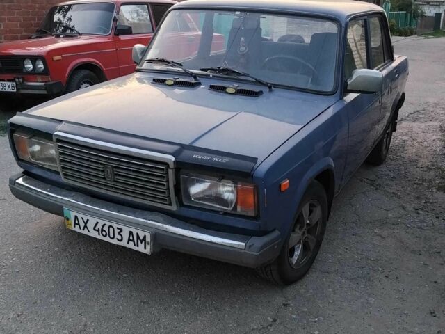 Синий ВАЗ 2107, объемом двигателя 1.5 л и пробегом 244 тыс. км за 700 $, фото 1 на Automoto.ua