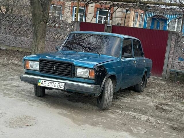 Синий ВАЗ 2107, объемом двигателя 1.5 л и пробегом 160 тыс. км за 800 $, фото 1 на Automoto.ua