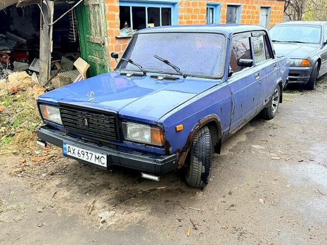 Синий ВАЗ 2107, объемом двигателя 1.5 л и пробегом 85 тыс. км за 500 $, фото 1 на Automoto.ua