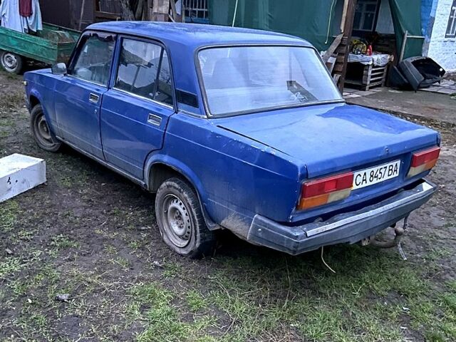 Синий ВАЗ 2107, объемом двигателя 1.5 л и пробегом 298 тыс. км за 440 $, фото 1 на Automoto.ua