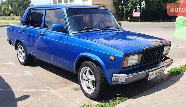 Синий ВАЗ 2107, объемом двигателя 1.6 л и пробегом 87 тыс. км за 1500 $, фото 1 на Automoto.ua