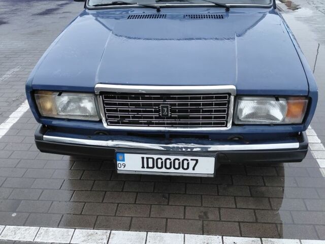 Синий ВАЗ 2107, объемом двигателя 0 л и пробегом 200 тыс. км за 1000 $, фото 1 на Automoto.ua