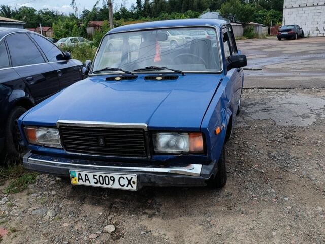 Синій ВАЗ 2107, об'ємом двигуна 1.5 л та пробігом 80 тис. км за 600 $, фото 1 на Automoto.ua
