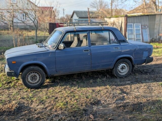 Синий ВАЗ 2107, объемом двигателя 1.6 л и пробегом 41 тыс. км за 1483 $, фото 1 на Automoto.ua