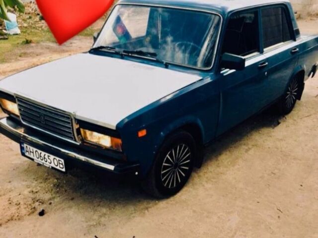 Синий ВАЗ 2107, объемом двигателя 1.7 л и пробегом 45 тыс. км за 2000 $, фото 1 на Automoto.ua