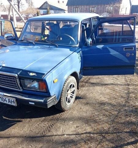 Синій ВАЗ 2107, об'ємом двигуна 1.5 л та пробігом 150 тис. км за 1550 $, фото 1 на Automoto.ua