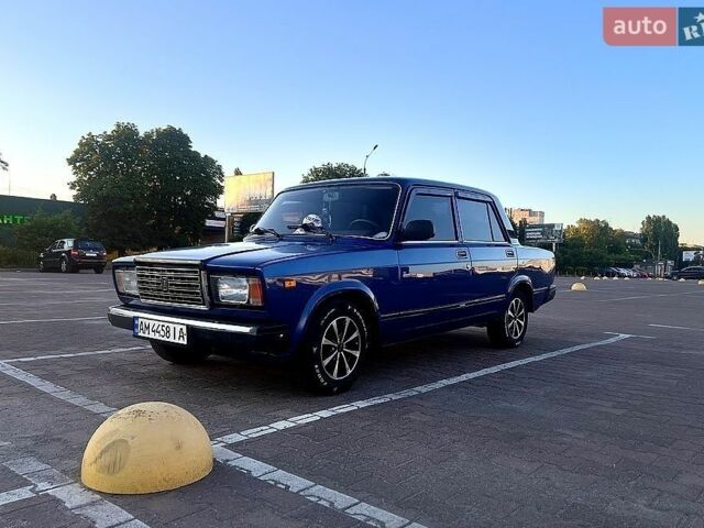 Синий ВАЗ 2107, объемом двигателя 1.5 л и пробегом 60 тыс. км за 1555 $, фото 1 на Automoto.ua