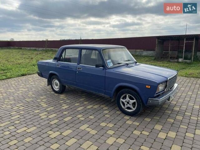 Синий ВАЗ 2107, объемом двигателя 1.5 л и пробегом 140 тыс. км за 1000 $, фото 1 на Automoto.ua