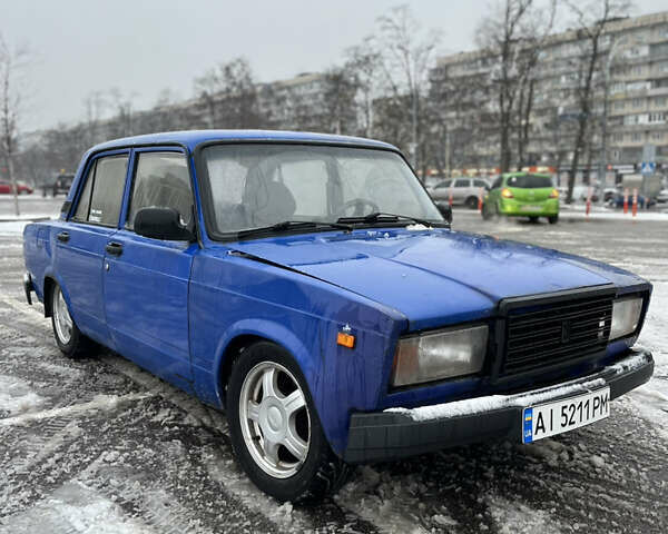 Синий ВАЗ 2107, объемом двигателя 1.57 л и пробегом 120 тыс. км за 1000 $, фото 1 на Automoto.ua