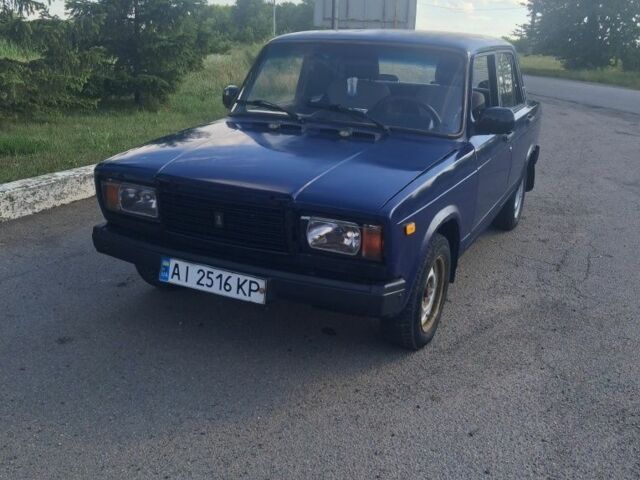 Синій ВАЗ 2107, об'ємом двигуна 0 л та пробігом 143 тис. км за 706 $, фото 1 на Automoto.ua