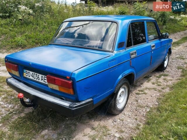 Синий ВАЗ 2107, объемом двигателя 1.45 л и пробегом 189 тыс. км за 850 $, фото 1 на Automoto.ua
