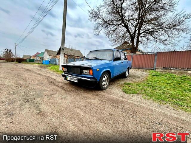 Синій ВАЗ 2107, об'ємом двигуна 1.5 л та пробігом 80 тис. км за 1100 $, фото 1 на Automoto.ua