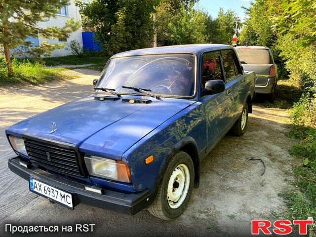 Синий ВАЗ 2107, объемом двигателя 1.5 л и пробегом 120 тыс. км за 600 $, фото 1 на Automoto.ua