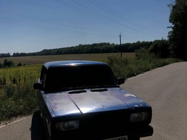 Синій ВАЗ 2107, об'ємом двигуна 1.5 л та пробігом 3 тис. км за 645 $, фото 1 на Automoto.ua