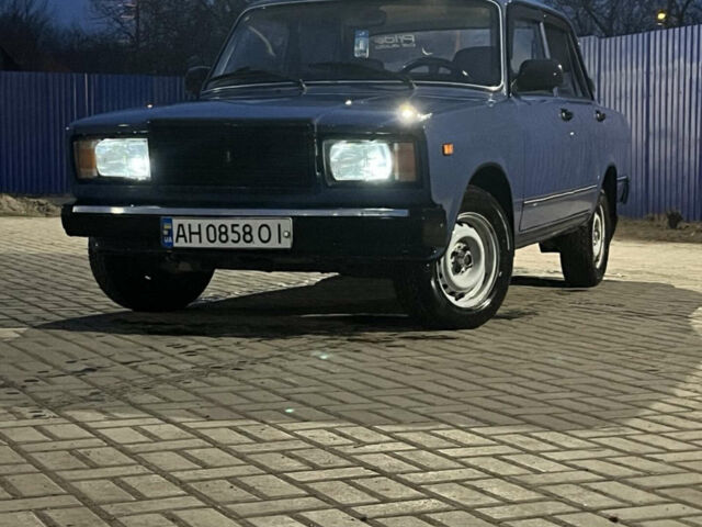 Синій ВАЗ 2107, об'ємом двигуна 1.45 л та пробігом 275 тис. км за 1500 $, фото 1 на Automoto.ua