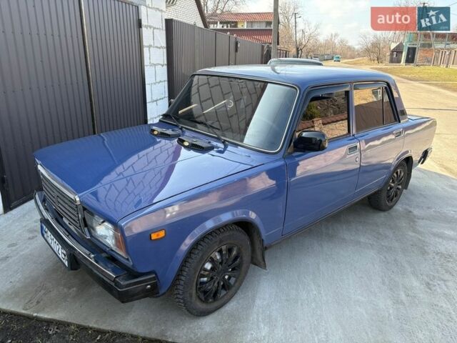 Синий ВАЗ 2107, объемом двигателя 1.45 л и пробегом 107 тыс. км за 1600 $, фото 1 на Automoto.ua