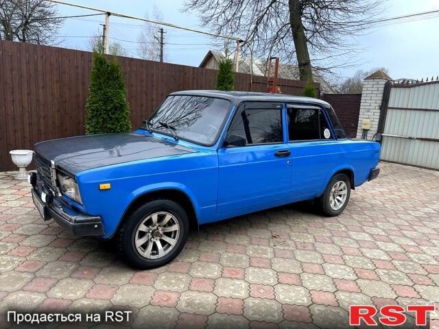 Синий ВАЗ 2107, объемом двигателя 1.7 л и пробегом 150 тыс. км за 1500 $, фото 1 на Automoto.ua