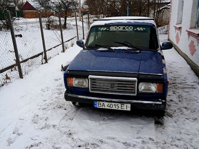 Синий ВАЗ 2107, объемом двигателя 1.6 л и пробегом 20000 тыс. км за 1100 $, фото 1 на Automoto.ua