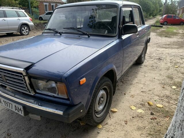 Синій ВАЗ 2107, об'ємом двигуна 1.5 л та пробігом 73 тис. км за 950 $, фото 1 на Automoto.ua