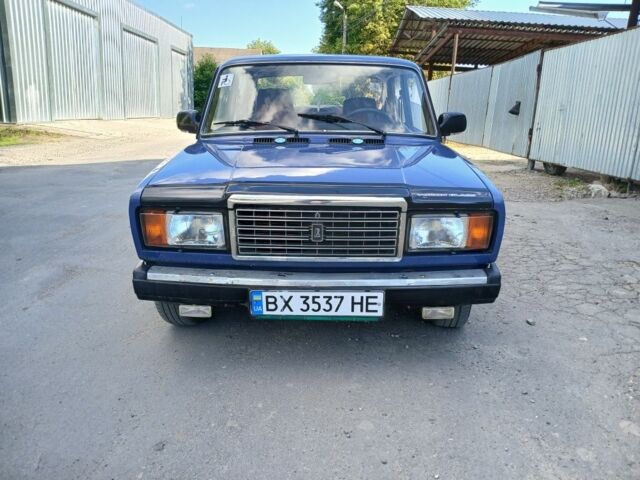 Синий ВАЗ 2107, объемом двигателя 1.5 л и пробегом 113 тыс. км за 1559 $, фото 1 на Automoto.ua