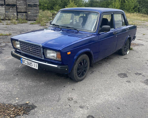 Синій ВАЗ 2107, об'ємом двигуна 1.5 л та пробігом 180 тис. км за 1150 $, фото 1 на Automoto.ua