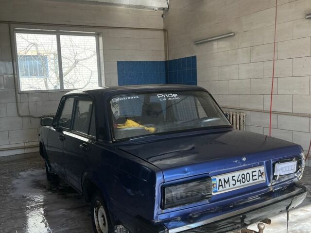 Синий ВАЗ 2107, объемом двигателя 1.5 л и пробегом 100 тыс. км за 610 $, фото 1 на Automoto.ua