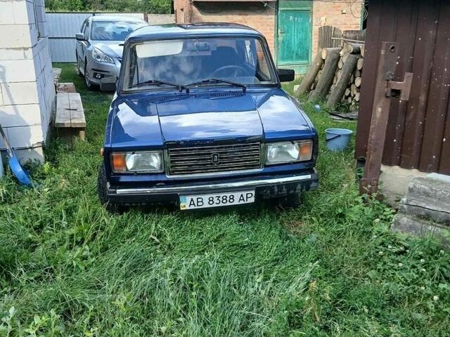 Синий ВАЗ 2107, объемом двигателя 1.6 л и пробегом 76 тыс. км за 500 $, фото 1 на Automoto.ua