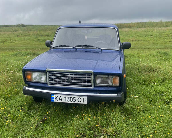 Синий ВАЗ 2107, объемом двигателя 1.45 л и пробегом 90 тыс. км за 1500 $, фото 1 на Automoto.ua