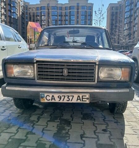 Синий ВАЗ 2107, объемом двигателя 1.45 л и пробегом 255 тыс. км за 840 $, фото 1 на Automoto.ua