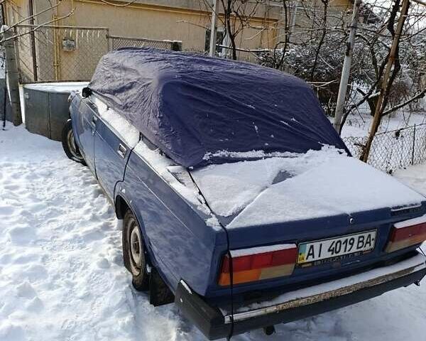 Синий ВАЗ 2107, объемом двигателя 1.5 л и пробегом 145 тыс. км за 1000 $, фото 1 на Automoto.ua