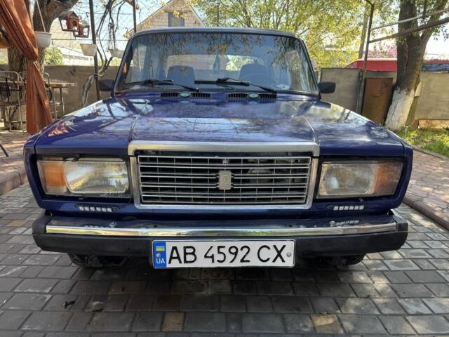Синий ВАЗ 2107, объемом двигателя 1.6 л и пробегом 100 тыс. км за 1300 $, фото 1 на Automoto.ua