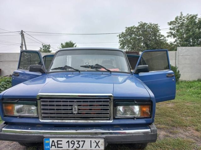 Синий ВАЗ 2107, объемом двигателя 1.5 л и пробегом 50 тыс. км за 1350 $, фото 1 на Automoto.ua