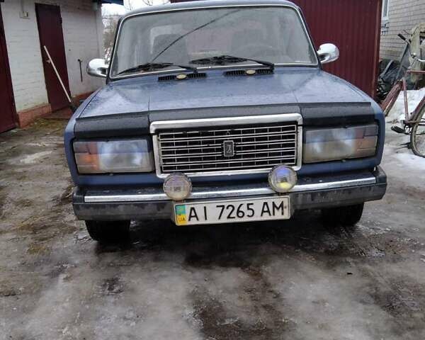 Синий ВАЗ 2107, объемом двигателя 1.5 л и пробегом 93 тыс. км за 1900 $, фото 1 на Automoto.ua