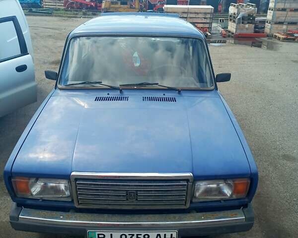 Синій ВАЗ 2107, об'ємом двигуна 1.45 л та пробігом 97 тис. км за 1000 $, фото 1 на Automoto.ua