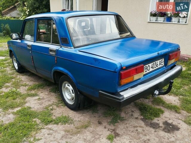Синий ВАЗ 2107, объемом двигателя 1.5 л и пробегом 189 тыс. км за 850 $, фото 1 на Automoto.ua