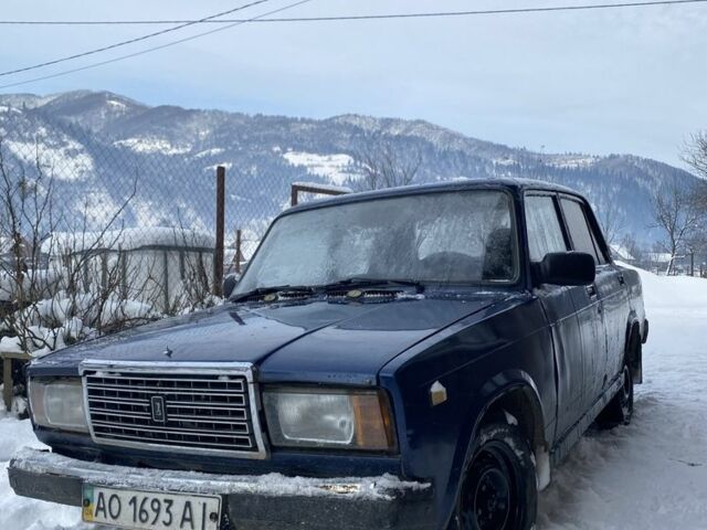 Синій ВАЗ 2107, об'ємом двигуна 1.5 л та пробігом 234 тис. км за 750 $, фото 1 на Automoto.ua