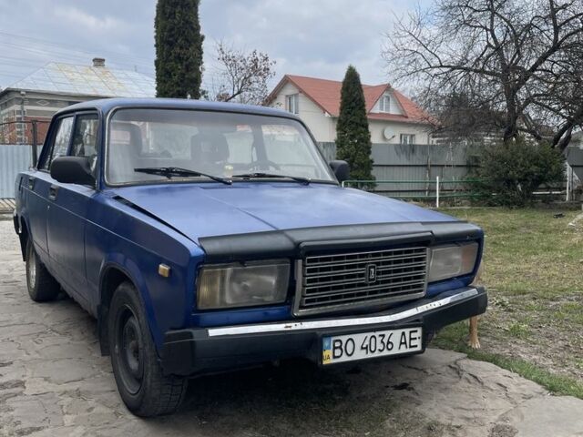 Синій ВАЗ 2107, об'ємом двигуна 1.5 л та пробігом 89 тис. км за 400 $, фото 1 на Automoto.ua