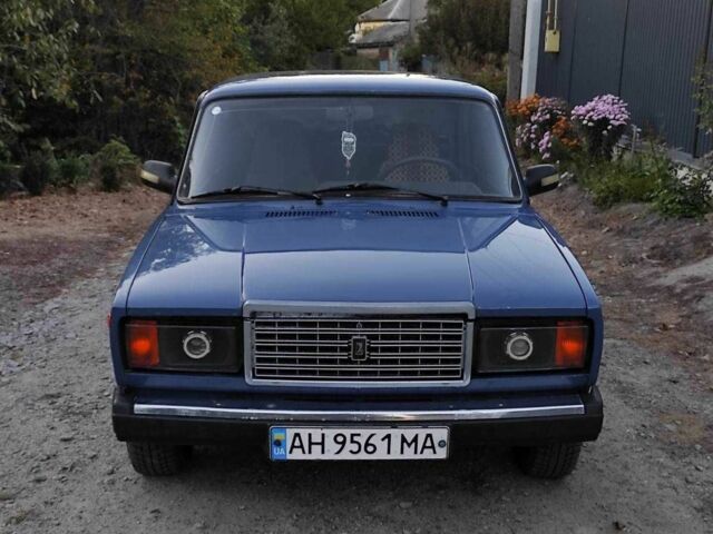 Синий ВАЗ 2107, объемом двигателя 0 л и пробегом 67 тыс. км за 1150 $, фото 1 на Automoto.ua
