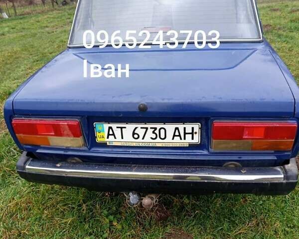 Синий ВАЗ 2107, объемом двигателя 1.5 л и пробегом 80 тыс. км за 1200 $, фото 1 на Automoto.ua