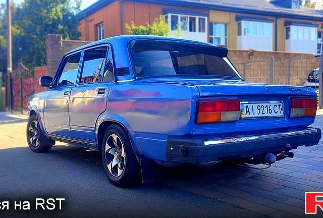 Синій ВАЗ 2107, об'ємом двигуна 1.5 л та пробігом 110 тис. км за 1200 $, фото 1 на Automoto.ua
