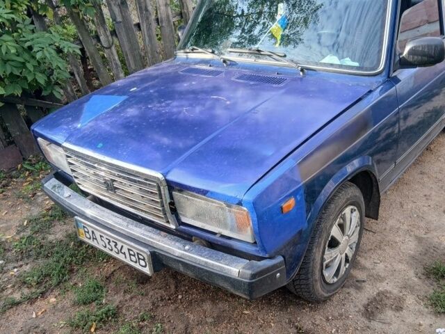 Синий ВАЗ 2107, объемом двигателя 1.5 л и пробегом 113 тыс. км за 632 $, фото 1 на Automoto.ua