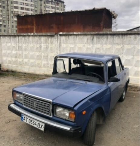 Синий ВАЗ 2107, объемом двигателя 1.5 л и пробегом 15 тыс. км за 399 $, фото 1 на Automoto.ua