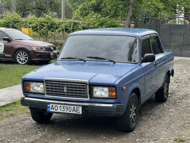 Синій ВАЗ 2107, об'ємом двигуна 1.5 л та пробігом 100 тис. км за 1000 $, фото 1 на Automoto.ua
